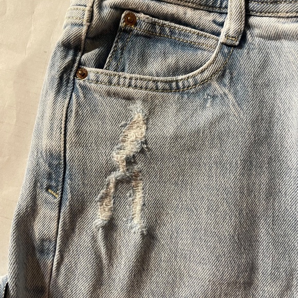 Zara Light Blue Slim Flare Jeans - Picture 8 of 14